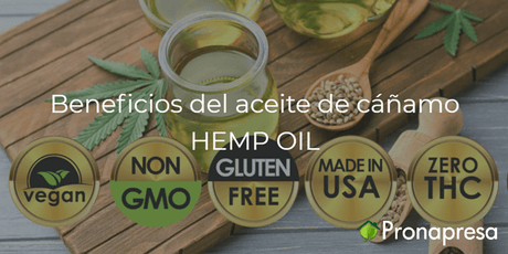 Beneficios del aceite de cáñamo HEMP OIL - Tienda Naturista Pronapresa - Bienestar, Cannabis, CBD, Consejos, Cuidado de la piel, Estrés, Hemp, Insomnio, Nervios, Salud, Salud Mental