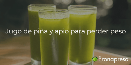 Jugo de piña y apio para perder peso - Tienda Naturista Pronapresa - Bienestar, Consejos, Depurador, Inflamación, Naturopatía, Nutrición, Recetas, Retención de líquidos, Riñones, Riñón, Salud