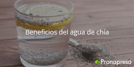 Beneficios del agua con chía - Tienda Naturista Pronapresa - Antioxidantes, Bienestar, Consejos, Depurador, Desintoxicacion, Detox, Diabetes, Dieta, Estreñimiento, Fibra, Medicina Tradicional, Naturopatía, Obesidad, Recetas, Salud, Sistema Digestivo