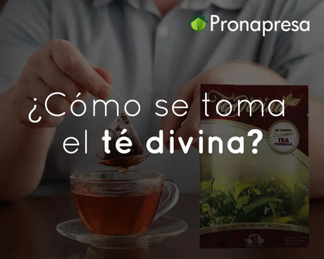 ¿Cómo se toma el té divina?