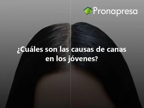 Cuáles son las causas de canas en los jóvenes