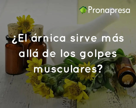 ¿El árnica sirve más allá de los golpes musculares?