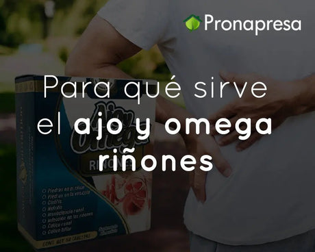 Para qué sirve el ajo y omega riñones