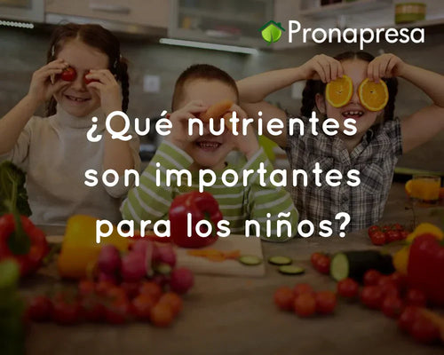 ¿Qué nutrientes son importantes para los niños?