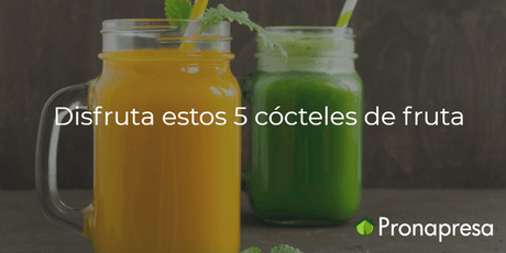 Disfruta estos 4 cócteles de fruta - Tienda Naturista Pronapresa - Bienestar, Consejos, Dieta, Naturopatía, Nutrición, Obesidad, Recetas, Salud