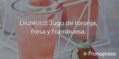 Diurético: Jugo de toronja, fresa y frambuesa - Tienda Naturista Pronapresa - Antioxidantes, Bienestar, Colesterol, Consejos, Depurador, Desintoxicacion, Detox, Fibra, Naturopatía, Nutrición, Obesidad, Recetas, Salud, Sistema Inmunológico, Vitamina C