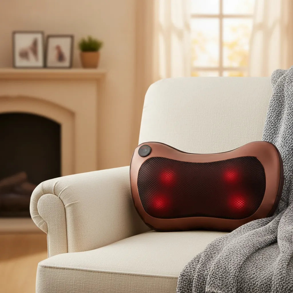Almohada Masajeadora Multifunción Shiatsu