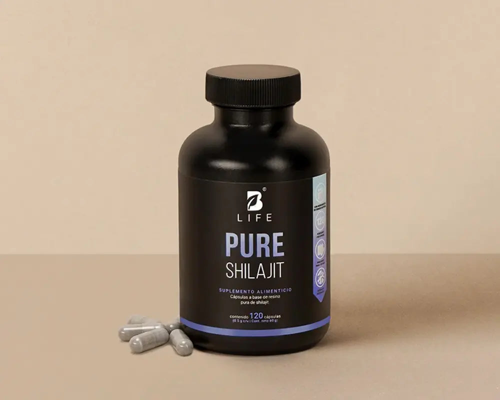 Pure Shilajit B Life Apoya el equilibrio hormonal y la salud celular Ayuda a regular los niveles de azúcar en sangre