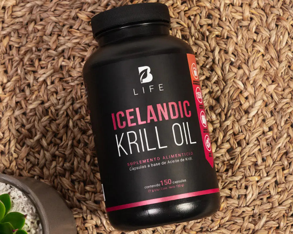 Icelandic Krill Oil B Life | Aceite de Krill Absorción superior Reduce la inflamación Previene la diabetes