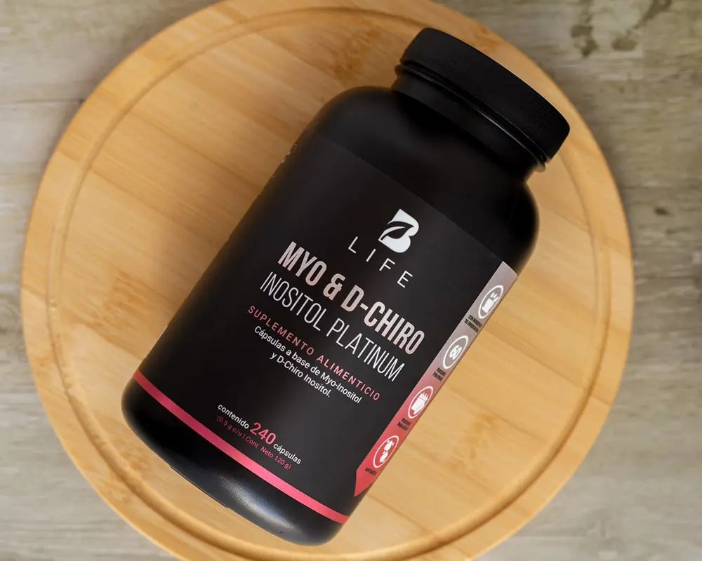 Ingredientes Myo & D-Chiro Inositol Platinum B Life | Mezcla de Ratio 40:1 Equilibra el sistema hormonal y mejora la fertilidad
