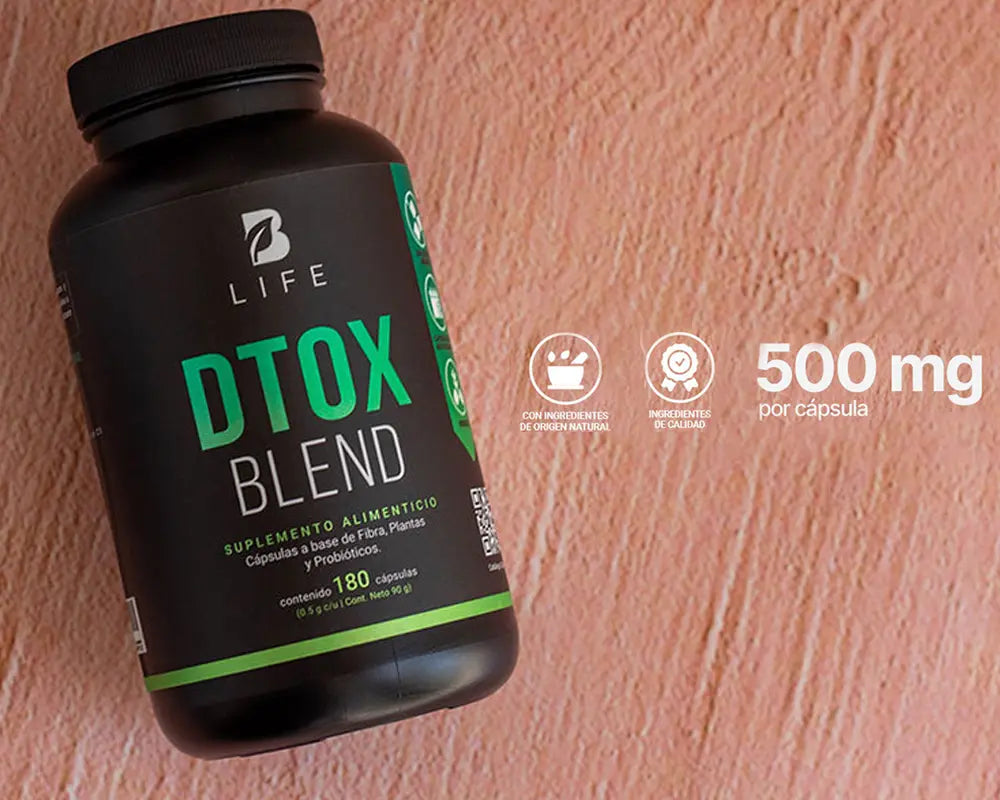 Dtox Blend B Life capsulas de 180 Promueve un equilibrio natural Propiedades antioxidantes Apoya la función hepática