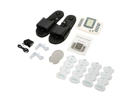 Electroestimulador de Acupuntura Con Sandalias TENS y 12 pads