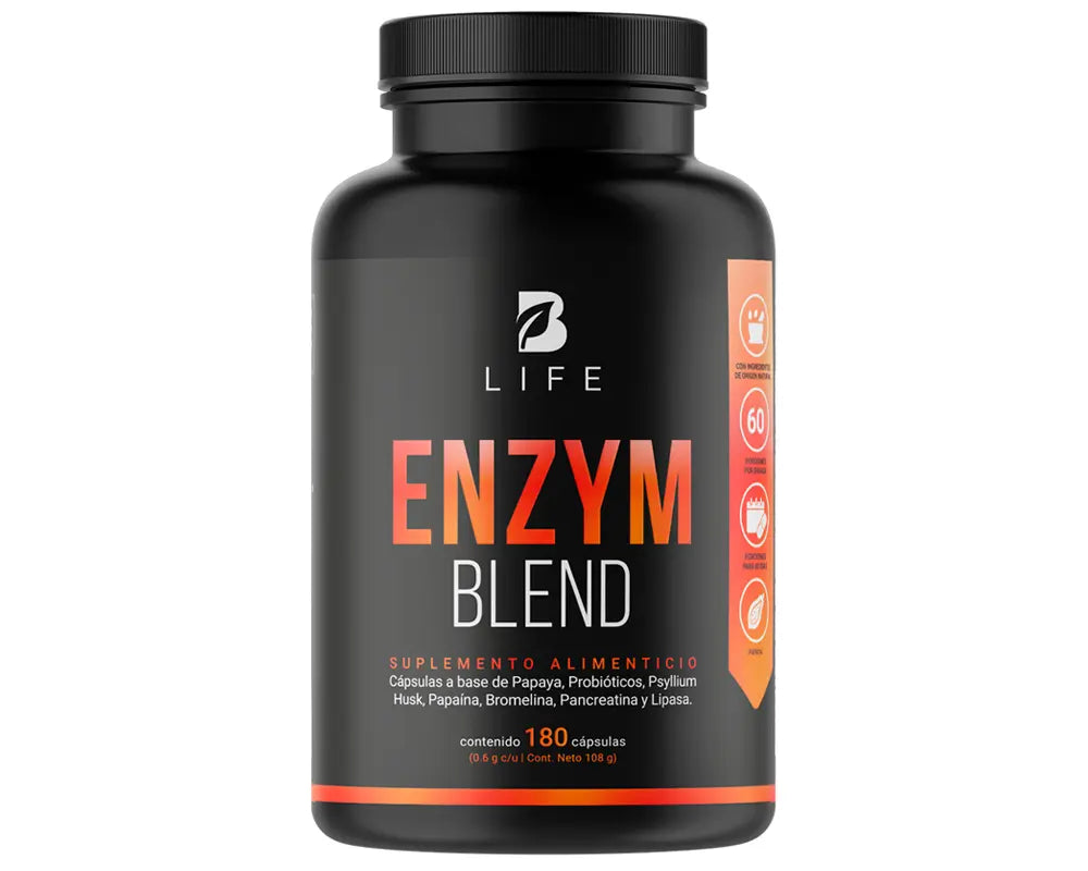 Beneficios Enzym Blend B Life | Enzimas Digestivas Mejora la Digestión