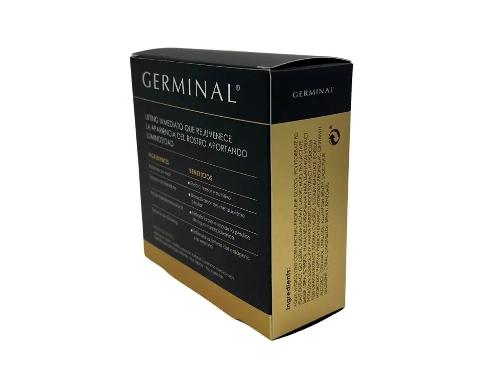 Ingredientes y Beneficios de Germinal Efecto Lifting Flash 10 ampolla