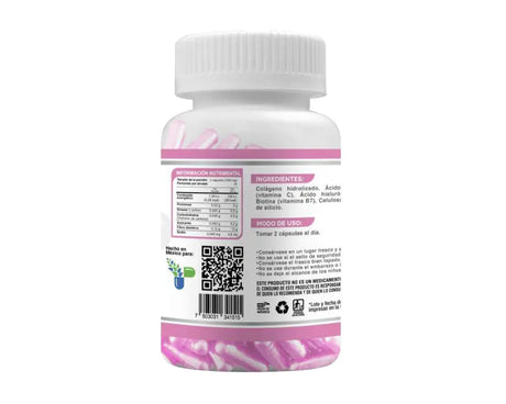 Ingredientes de la Biotina+ con Colágeno y Ácido Hialurónico Estimula el crecimiento de cabello más fuerte y saludable