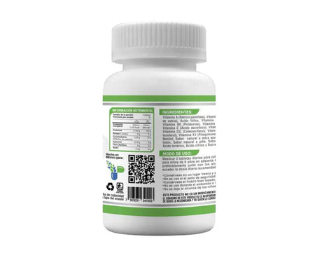 Ingredientes del Multi-Vitamin Kids, multivitamínico Infantil Favorece el desarrollo físico y mental
