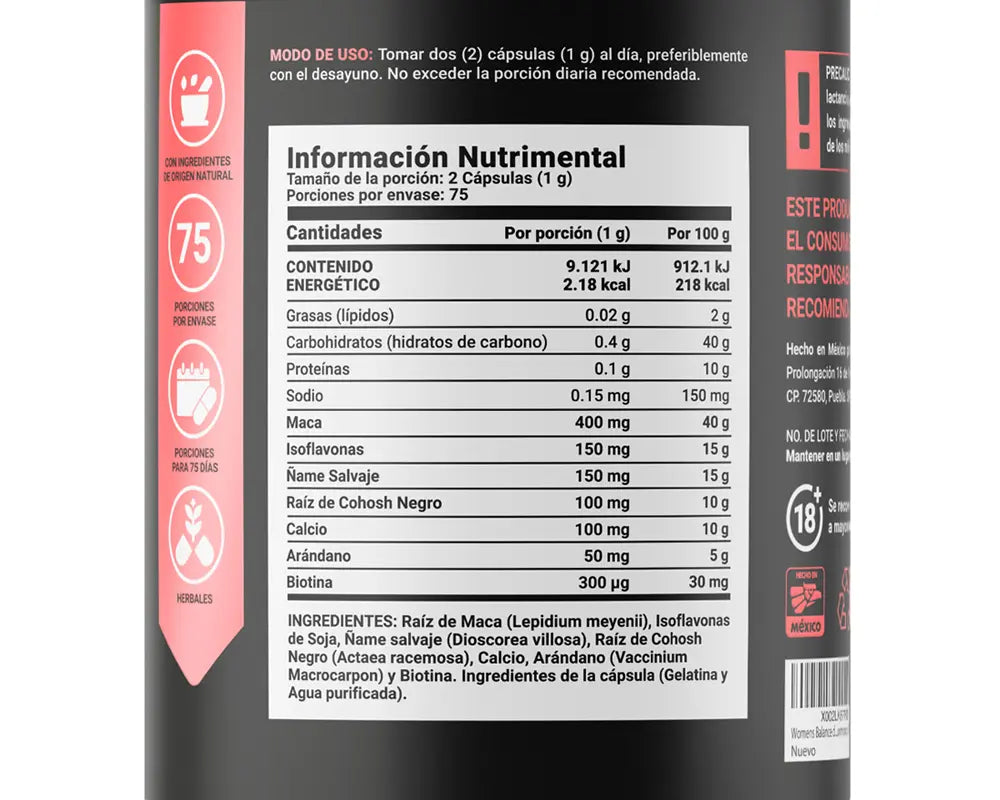 Beneficios del Womens Zen B Life Fortalece el cabello, las uñas y la piel Proporciona las vitaminas necesarias Aporta energía de manera natural