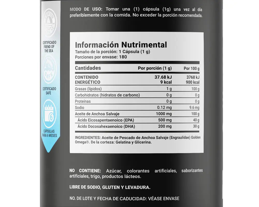 Beneficios e ingredientes Omega 3 Platinum B Life previene enfermedades cardiovasculares favorece la hidratación y salud de la piel