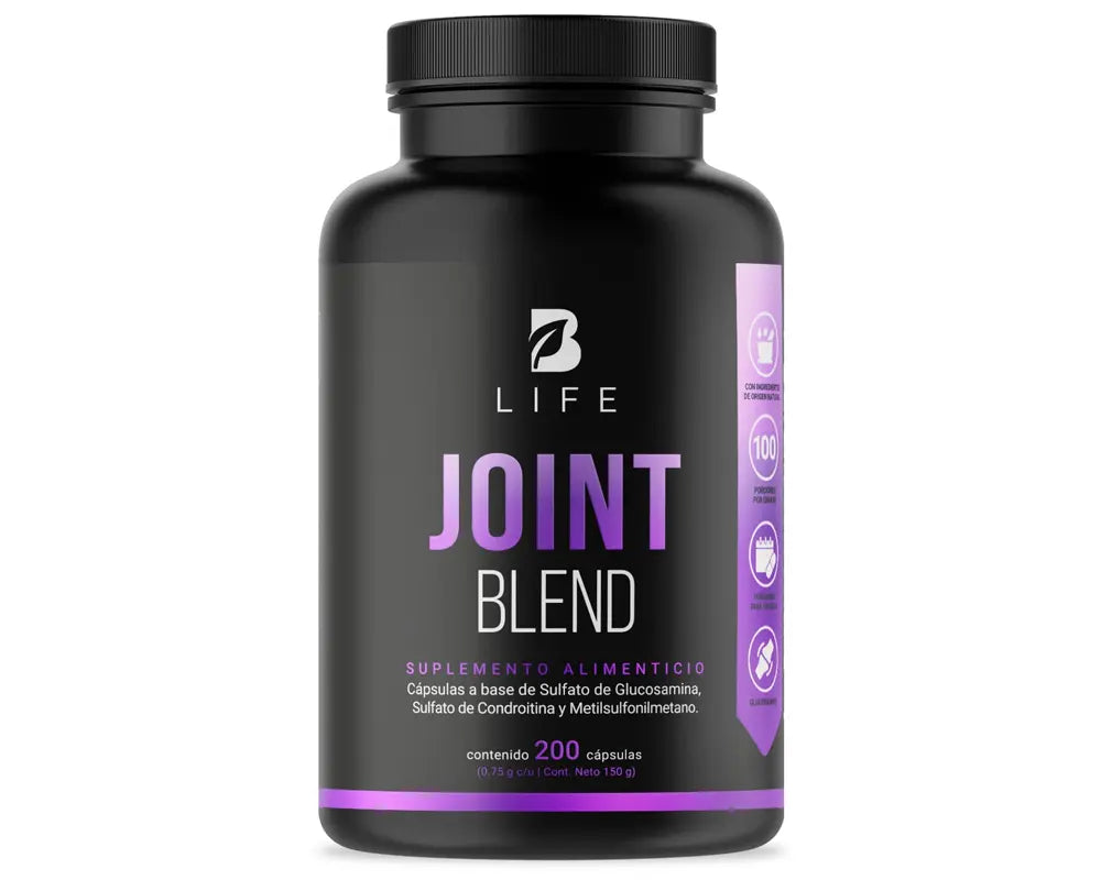 Beneficios Joint Blend B Life | Mezcla de Glucosamina, Condroitina y MSM Mejora la salud y movilidad de las articulaciones