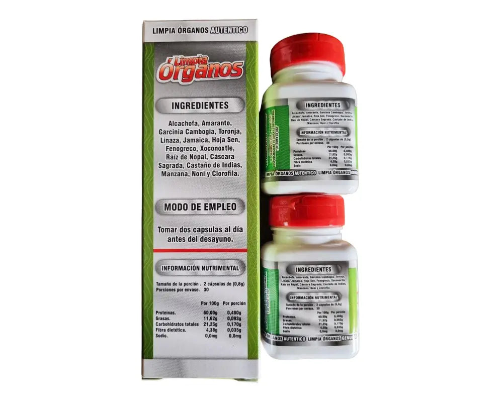 Limpia Órganos | Desintoxica tu cuerpo con Ingredientes naturales