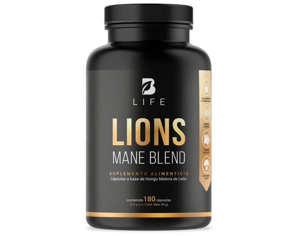 Lions Mane Blend B Life | Hongo de Melena de León Mejora la función cognitiva