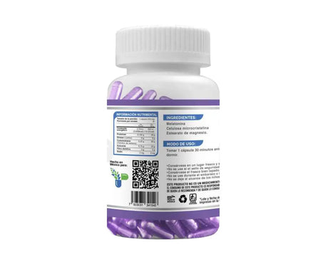 Ingredientes de Mela-tonina 5mg Favorece un descanso profundo y reparador