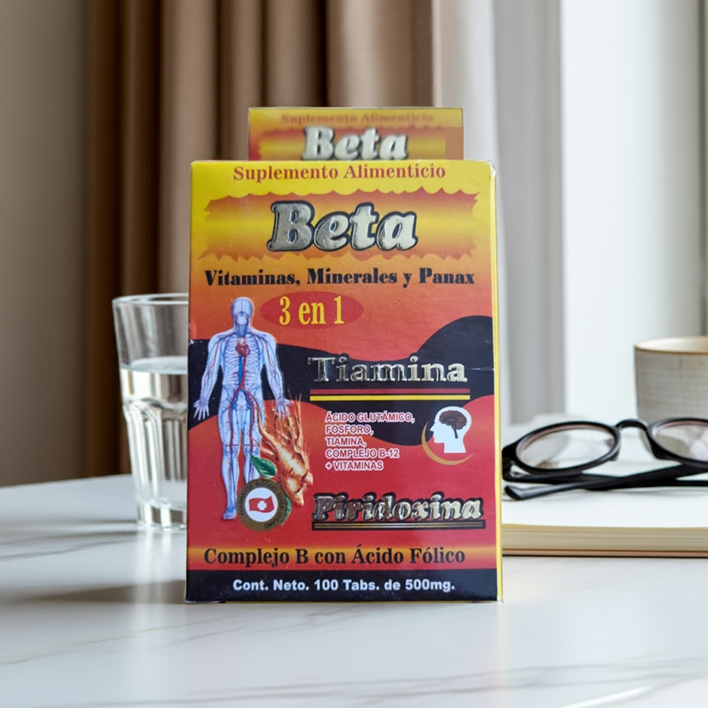 Multivitaminico con minerales y Panax (Ginseng)