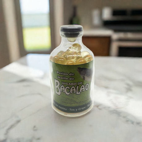 Perlas de Aceite de Hígado de Bacalao