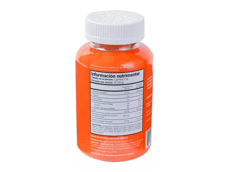 Qunol Gomitas Complejo de Curcumina y Jengibre