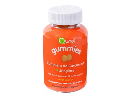 Qunol Gummies Complejo de Curcumina y Jengibre