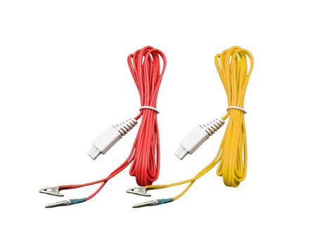 2 cables para Electroestimulador KWD-808-1 Electroacupuntura
