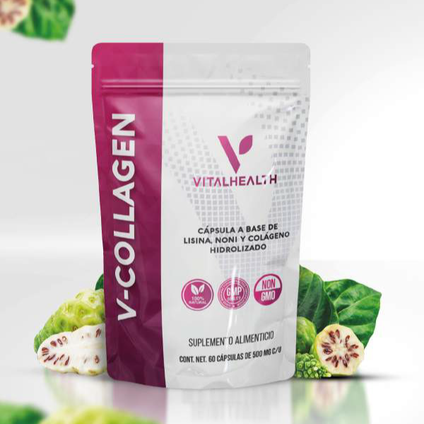 V-collagen de VitalHealth Global cómo se toma