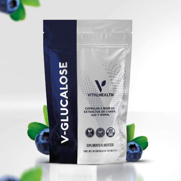 Ingredientes de V-Glucalose Vitalhealth - Tienda Naturista Pronapresa - Ajo, Alholva Fenogreco, Arandano, Arandanos, Barberina, Betacaroteno, Betacarotenos, Cansancio, Cansancio excesivo, Cardo Mariano, Centaurea, Chaya, Complementos Alimenticios, diabetes, energía, Fatiga, Fenogreco, glucosa, Insulina, Linaza, nopal, Nopal deshidratado, Ortiga, Raíz de nopal, Suplementos Alimenticios, Uva, Uva Ursi, Vital Health, Vitalhealth