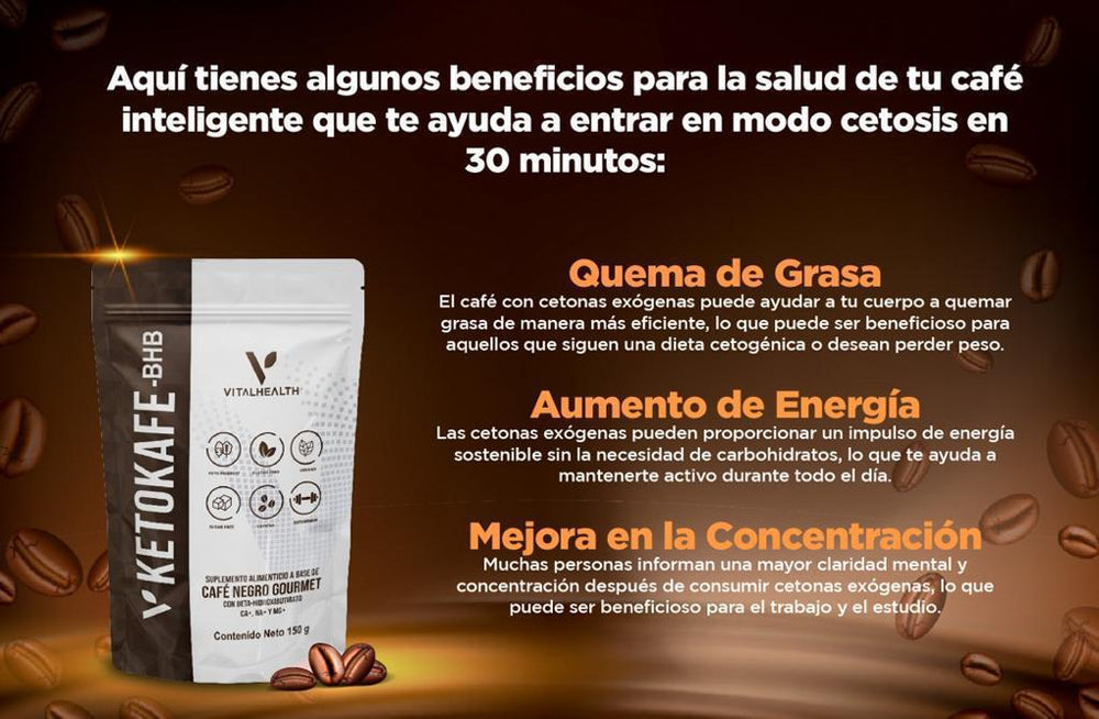 Beneficios del Ketokafe de VitalHealth Global