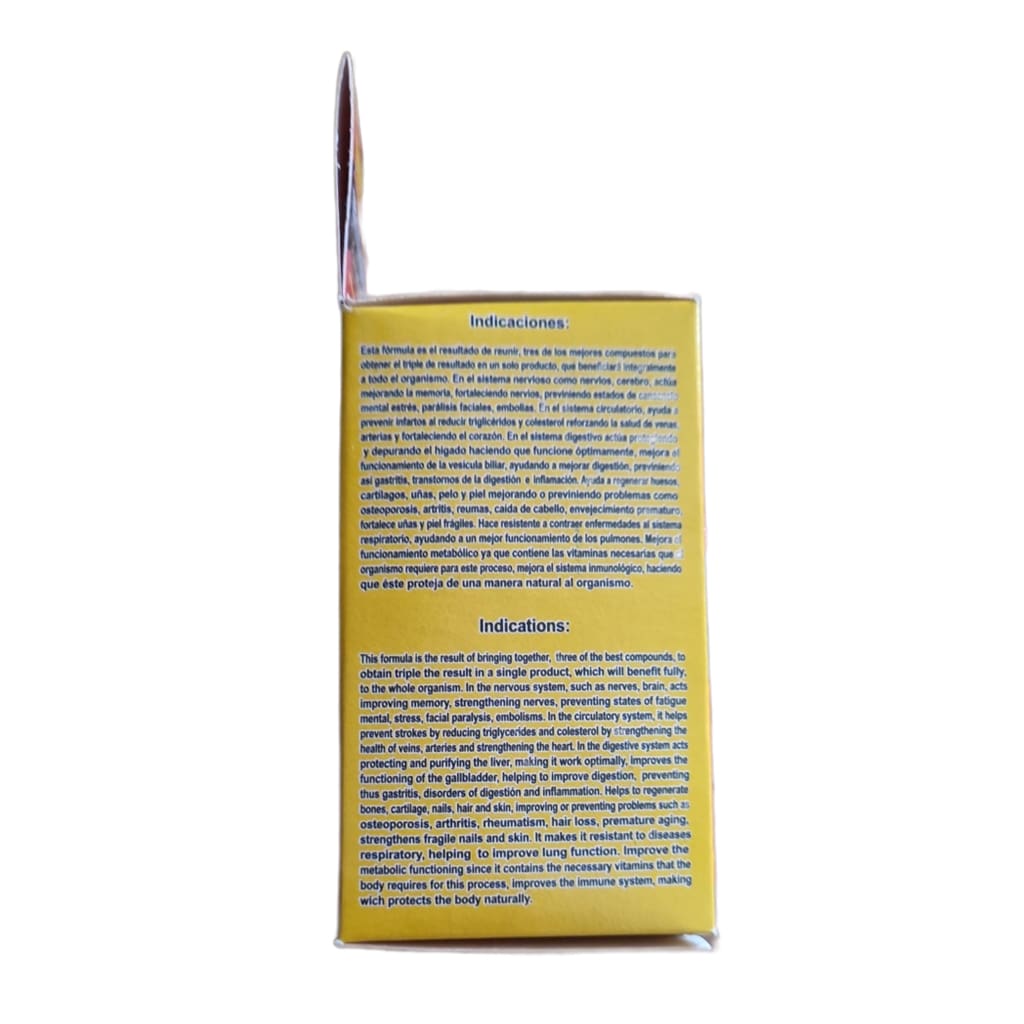 Indicaciones de uso Multivitamínico 3 en 1