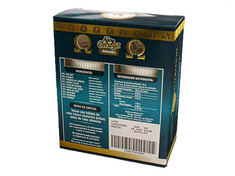 Beneficios ajo y omega riñones ingredientes