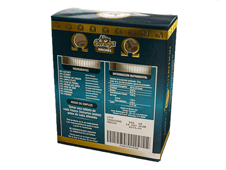 Beneficios ajo y omega riñones ingredientes