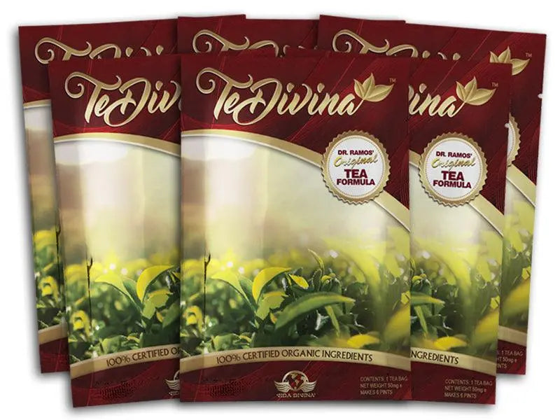 Paquete de 6 sobres Té divina original precio distribuidor