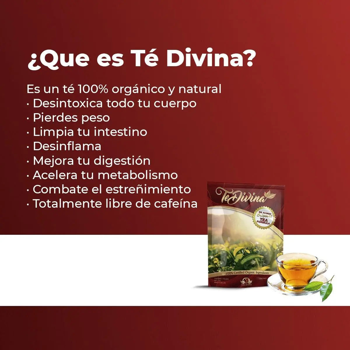 ¿Qué beneficios tiene el Té divina original? precio distribuidor