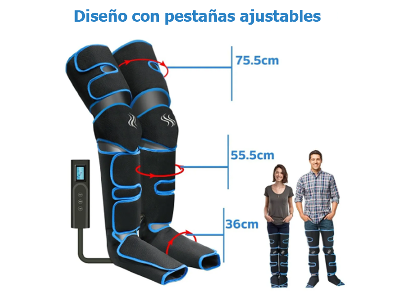 Medidas Botas de Compresión de Aire para Presoterapia Unisex