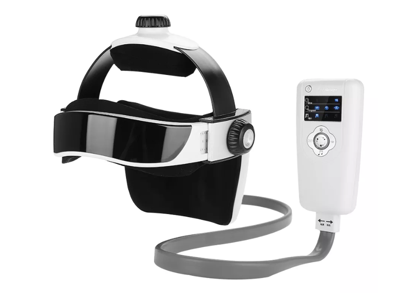 Casco Eléctrico Masajeador Estimulador de Puntos de Acupuntura