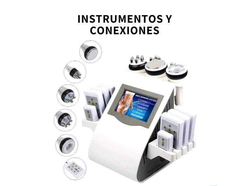 Para qué sirve Máquina Ultrasónica de Radiofrecuencia para Cavitación 6 en 1