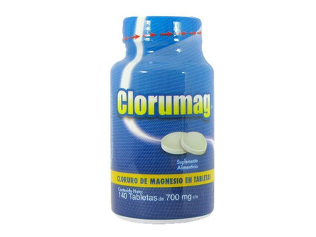 clorumag cloruro de magnesio en tabletas 700 mg