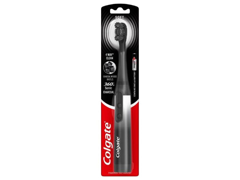 Colgate 360 Sonic Charcoal - Tienda Naturista Pronapresa - Activado, Aliento, belleza, Blanqueador, Carbón, Cepillo de dientes, Cepillo dental, Colgate, Cuidado Personal, Dental, Dientes, Limpieza, Sarro, sonic, Sónico, teeth, White, whitening
