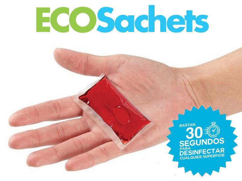 EcoSachets Sanitizante Concentrado (Paq. 2 L.) - Tienda Naturista Pronapresa - antivirus, coronavirus, covid, covid-19, Desinfectante, ecosachets, germinicida, sanitizante, virus