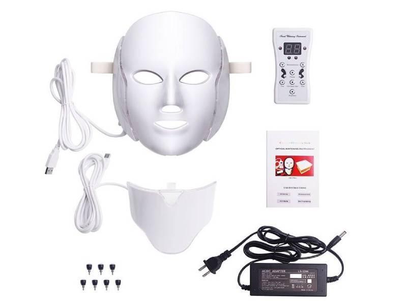 Máscara Led 7 Colores.