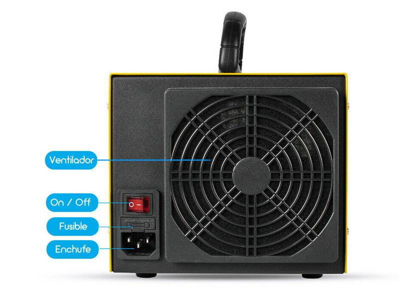 Ozonificador de 10000 mg/h con Higrómetro - Tienda Naturista Pronapresa - 10000, Alergias, antivirus, coronavirus, covid, covid-19, Desinfectante, esterilizador, Esterilizante, generador, Generador de ozono, Herramientas de diagnóstico, Higrometro, Ozonificador, ozono, Ozonoterapia, purificador, Purificador de aire, sanitizador, sanitizante, Termómetro, virus