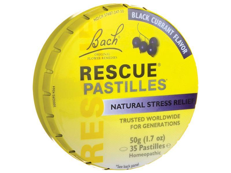 Pastillas Rescue Remedy de Flores de Bach.