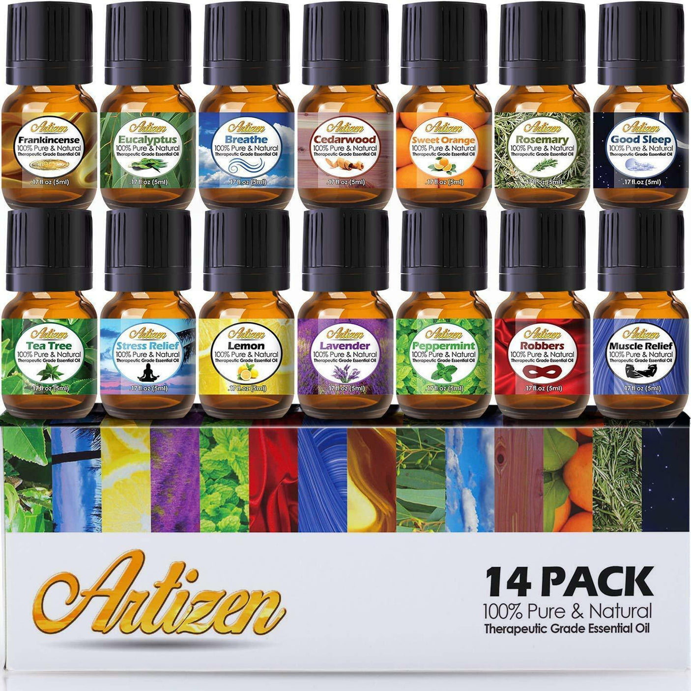 Set de Aromaterapia Artizen (14 Pack).