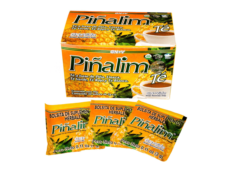 Té Piñalim (2 Cajas / 60 sobres) - Tienda Naturista Pronapresa - Adelgazar, Antiinflamatorio, Antioxidante, antioxidantes, arteriosclerosis, Bajar de peso, Complementos Alimenticios, Control de peso, desinflamatorio, desintoxicacion, Desintoxicador, Desintoxicante, Detox, diabetes, digestión, diurético, Estomacal, Estomago, Estreñimiento, linaza, Mayoreo, metabolismo, Perder peso, Peso, Piña, Sistema Digestivo, sistema nervioso, Te blanco, Te rojo, Te verde